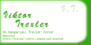 viktor trexler business card